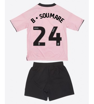 Leicester City Boubakary Soumare #24 Tercera Equipación Niños 2025-26 Manga Corta (+ Pantalones cortos)